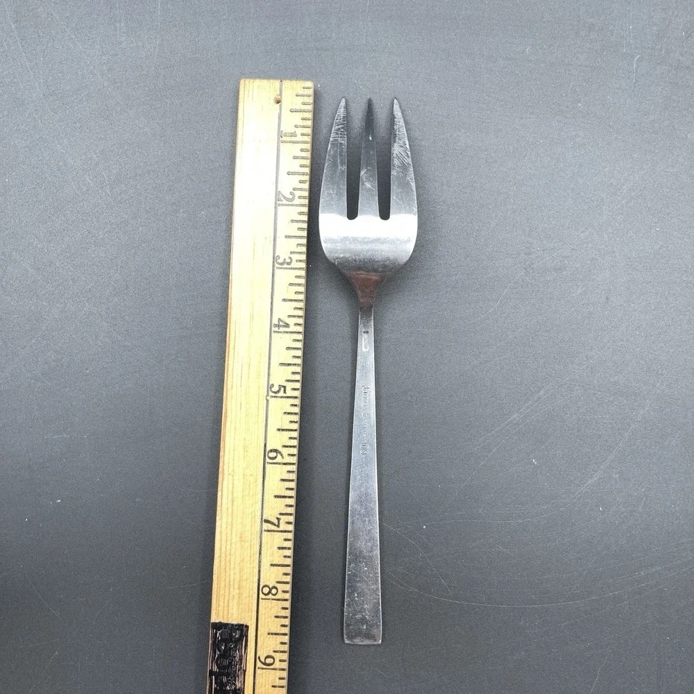 Rogers Century House Japan Stainless Serving Fork 3 Tine Flatware